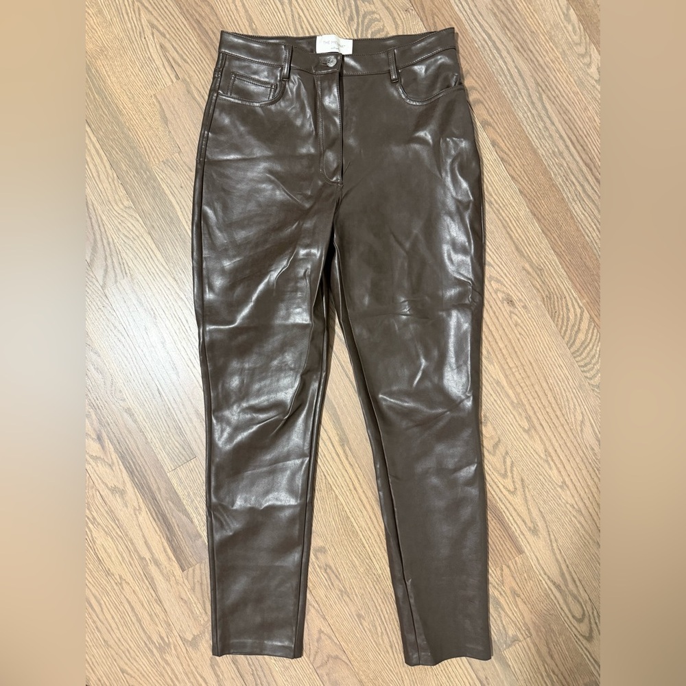 Wilfred The Melina Chocolate Faux Leather Pants